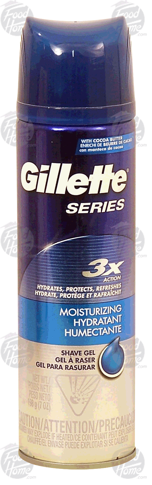 Gillette Series shave gel,  moisturizing with cocoa butter Full-Size Picture